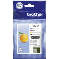 Brother LC3211VALDR Emballage de valeur, Encre Noir, Cyan, Magenta, Jaune