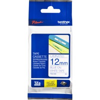 Brother TZE-233, Ruban 12 mm bleu sur blanc