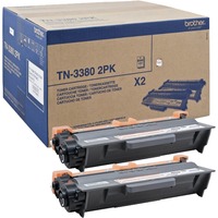 Brother Toner noir TN-3380TWIN Lot de 2