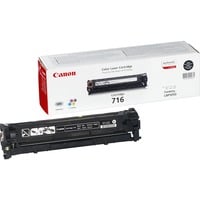 Canon 716BK, Toner 2300 pages, Noir, 1 pièce(s), Vente au détail