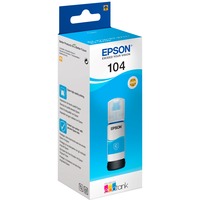 Epson 104 EcoTank, Encre C13T00P240, Cyan