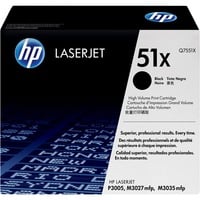 HP 51X, Toner Noir, Q7551X, Noir, Vente au détail