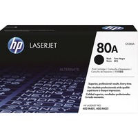HP 80A Cartouche de toner LaserJet noire (CF280A) Noir, Noir, Vente au détail