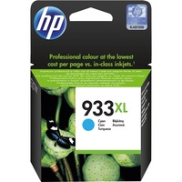 HP 933XL Cartouche d'encre Officejet CN054AE, XL, Cyan, Vente au détail