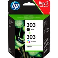 HP Nr. 303, Encre 3YM92AE, 4-pack (Noir, Cyan, Magenta, Jaune)