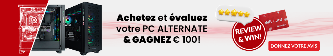 Achetez et évaluez votre PC ALTERNATE