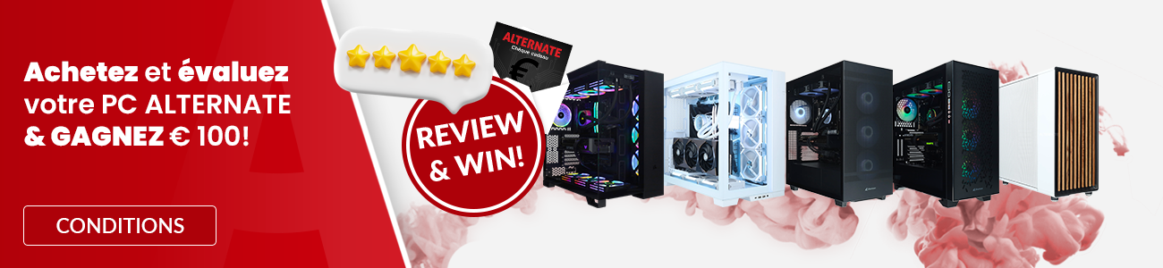 Achetez et évaluez votre PC ALTERNATE